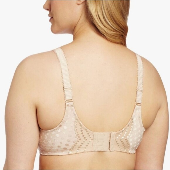 wacoal full figure spot on seamless underwire bra #855285 sand beige 38ddd - Picture 2 of 6